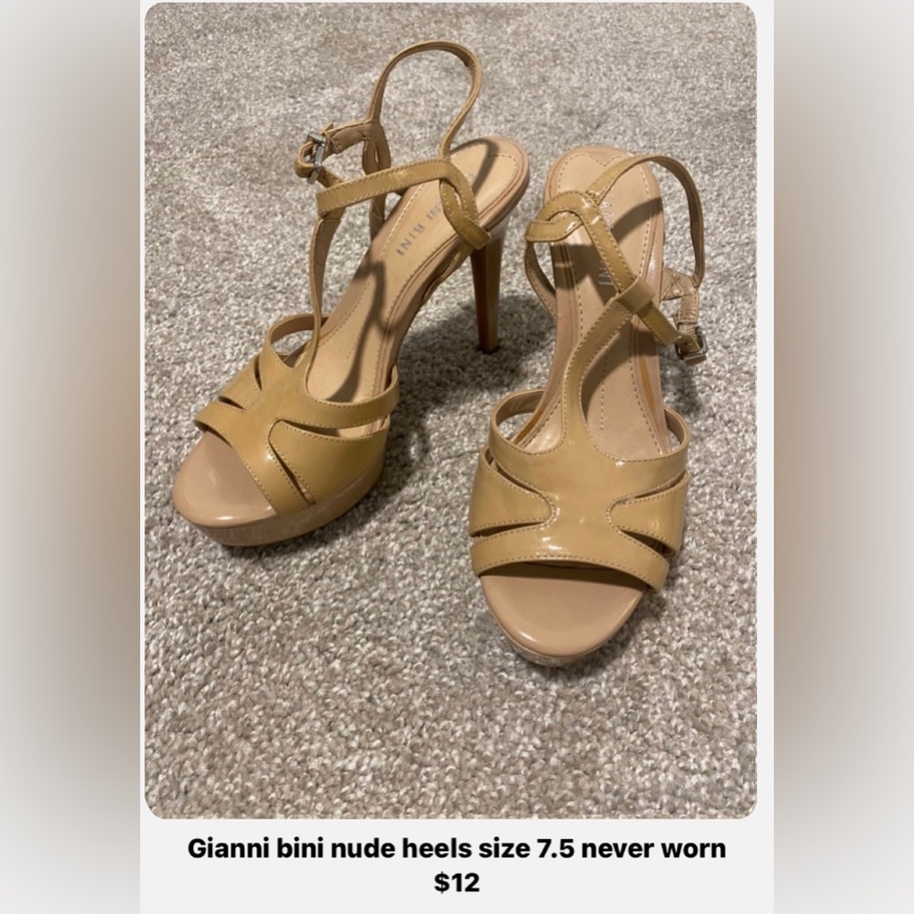 Gianni bini nude patent heels